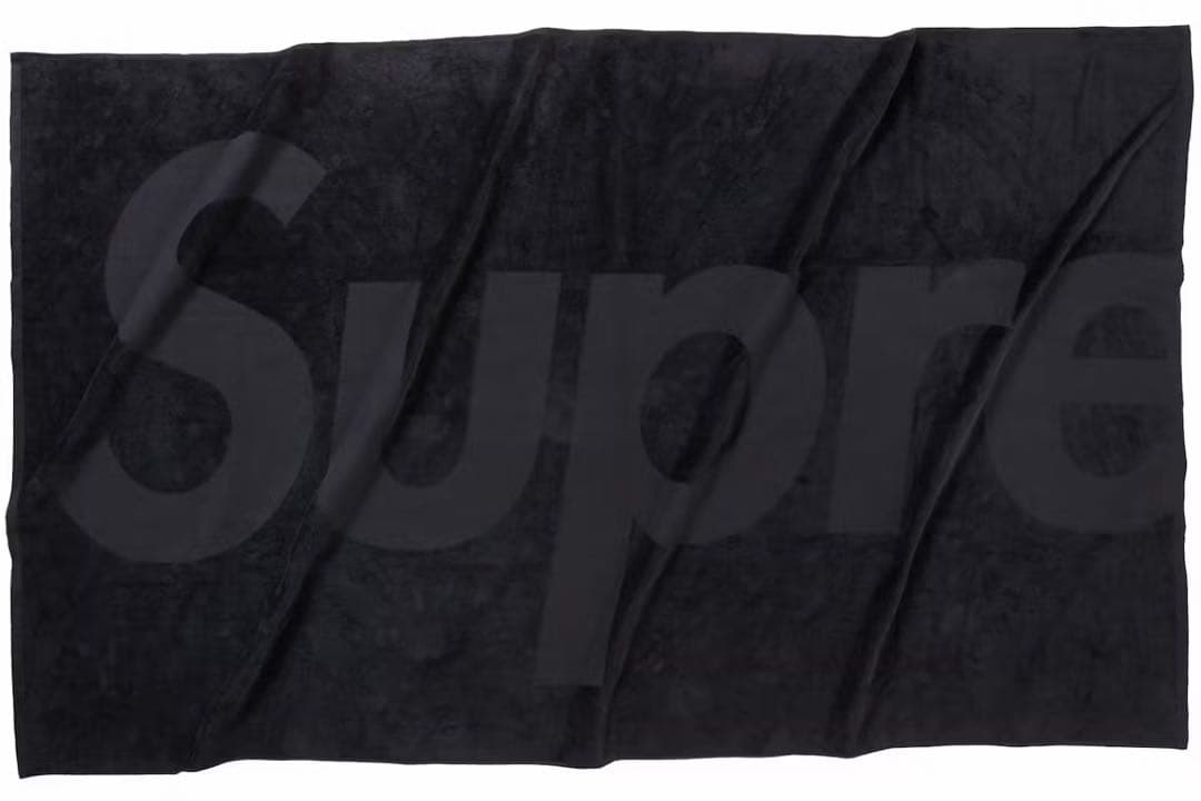 タオル Supreme Tonal Logo Towel (SS24) black