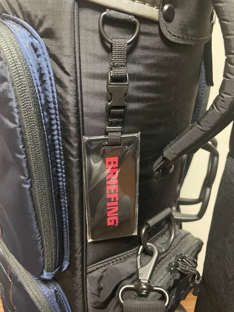 BRIEFING キャディバッグ ネイビー/グレー