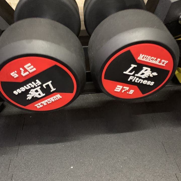 ラバーダンベル　35kg 2個