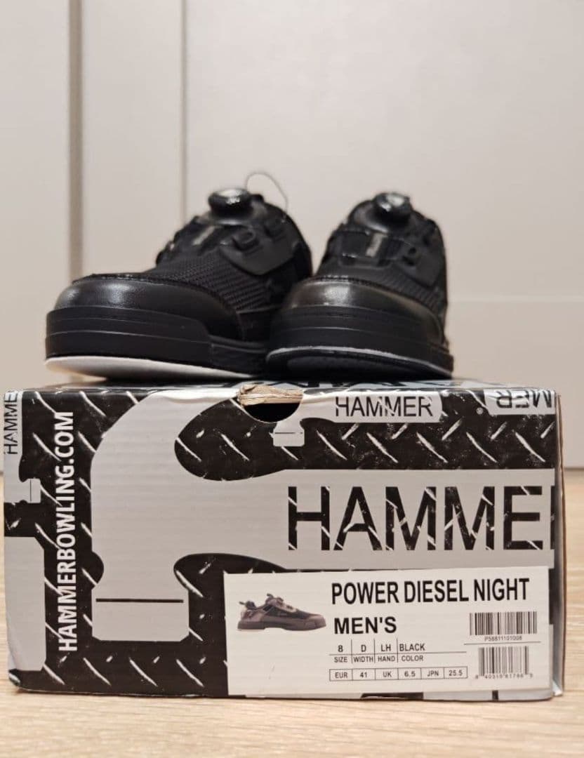 日本未発売 Hammer ハンマー　ボウリングシューズ　左利き用25.5cm