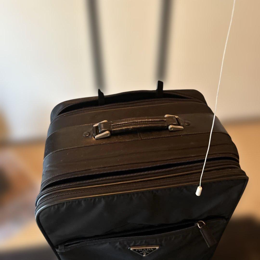 PRADAキャリーバックＶ142黒ナイロン旅行。サクランボさん専用商品。