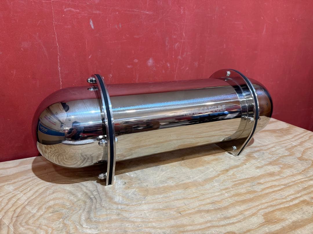 【美品】 ステンレス　タイムカプセル　No.650　耐腐食防水