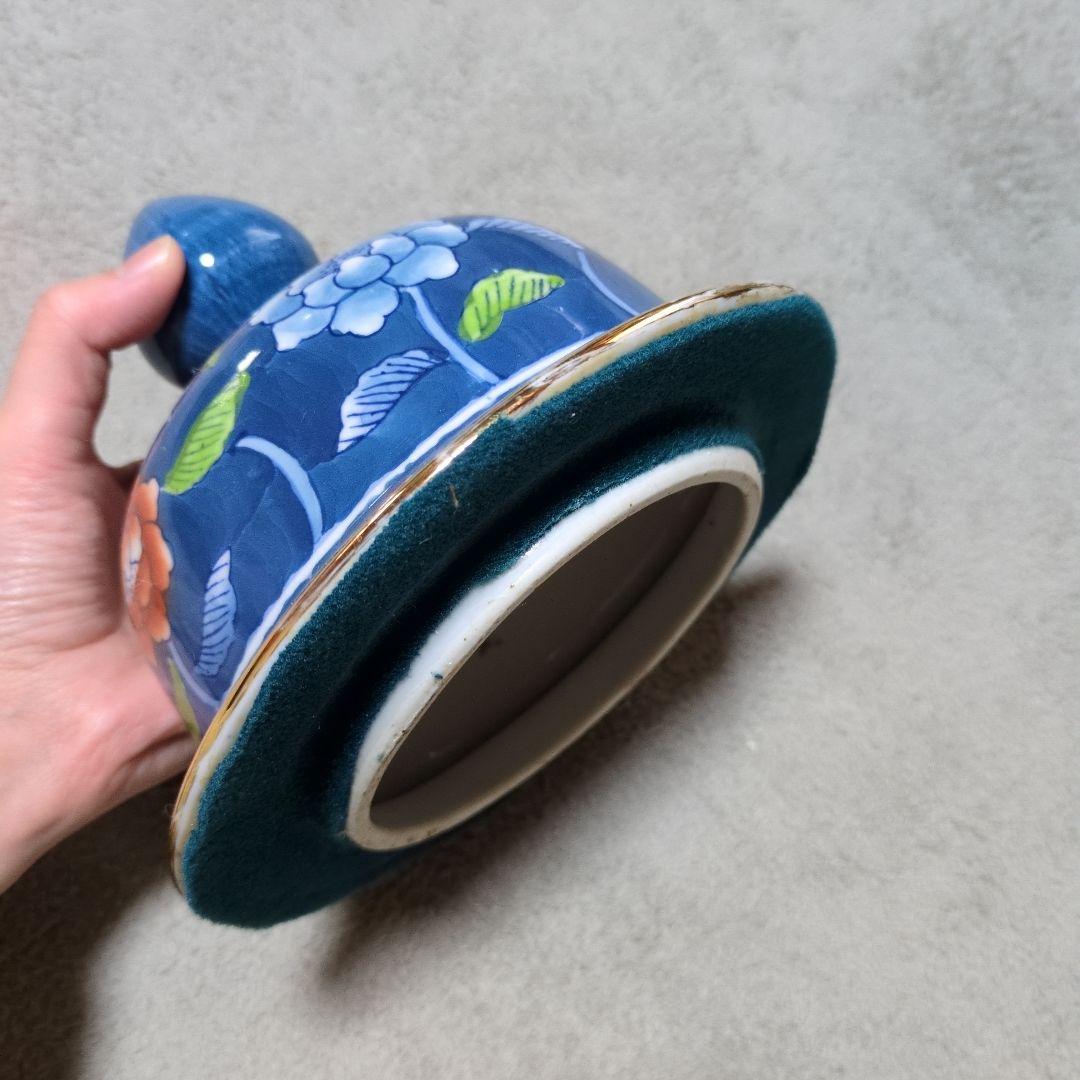 菊水作　飾壺　古許窯美術工芸