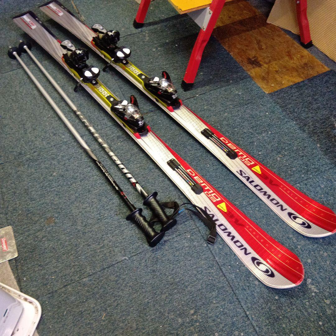 160cm SALOMON DEMO アルペンスキーメンテナス済