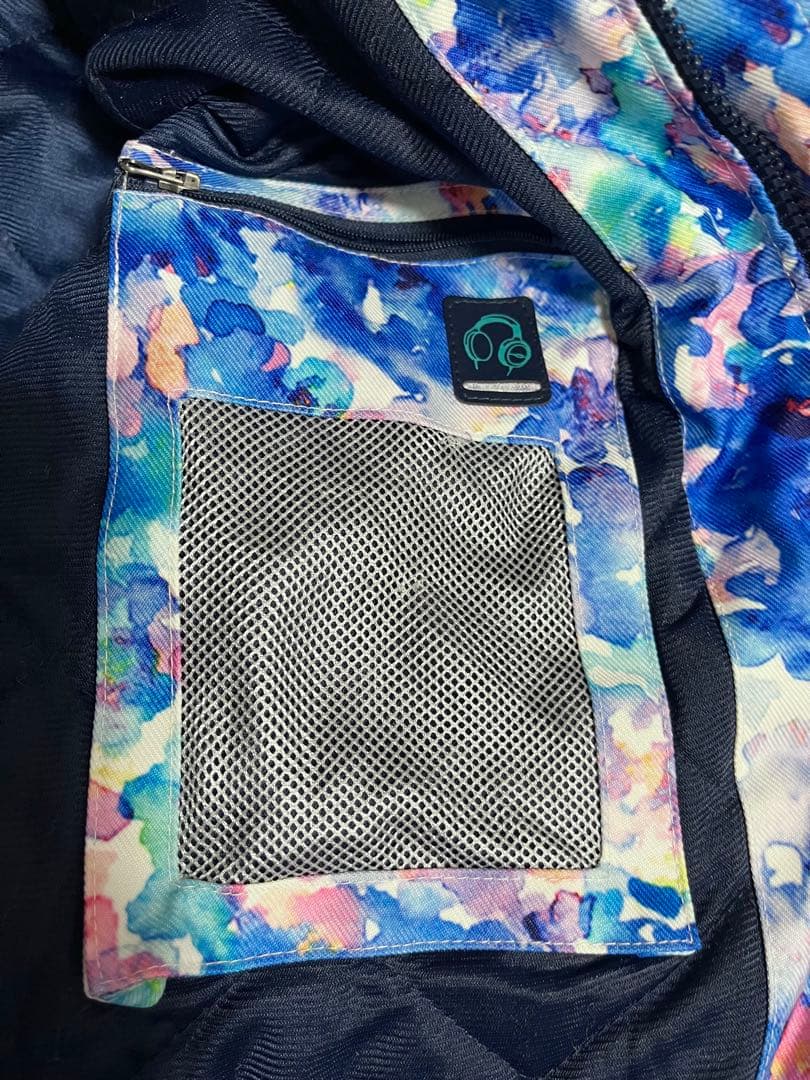 iCEPARDAL スノーボードウェア プロテクター付き　水彩絵の具柄