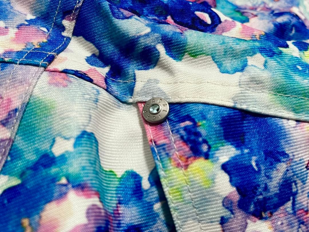 iCEPARDAL スノーボードウェア プロテクター付き　水彩絵の具柄