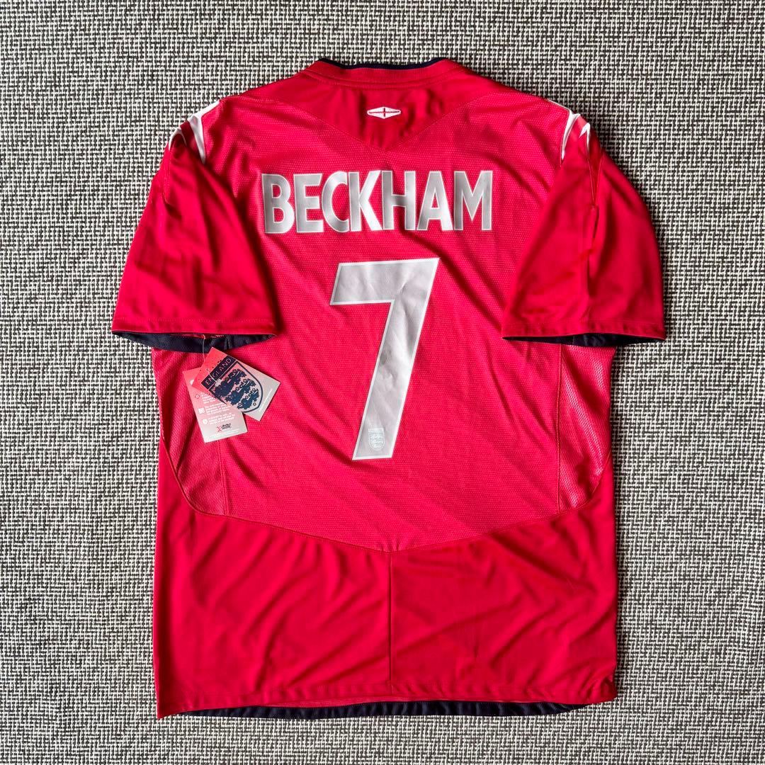 【新品・紙タグ付き】デビッド・ベッカム ＃７ イングランド代表 ２００４（A）