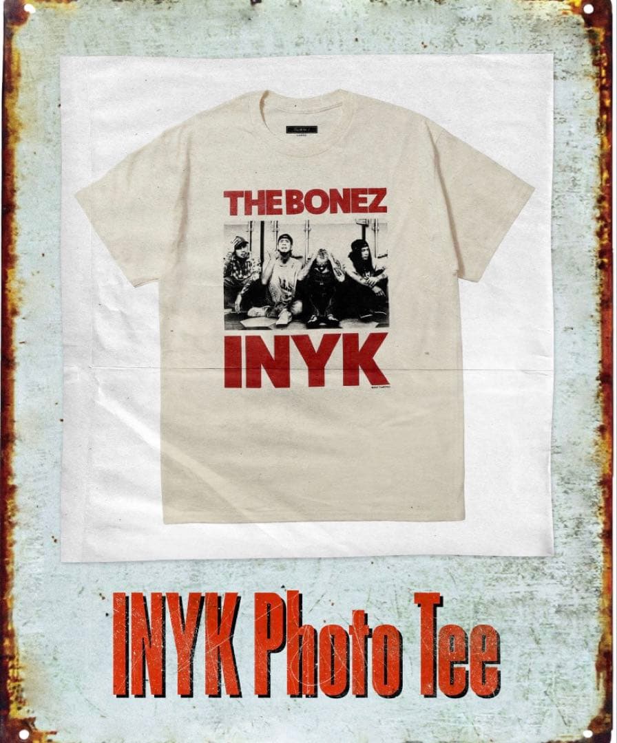 ミュージシャン The BONEZ INYK Photo Tee