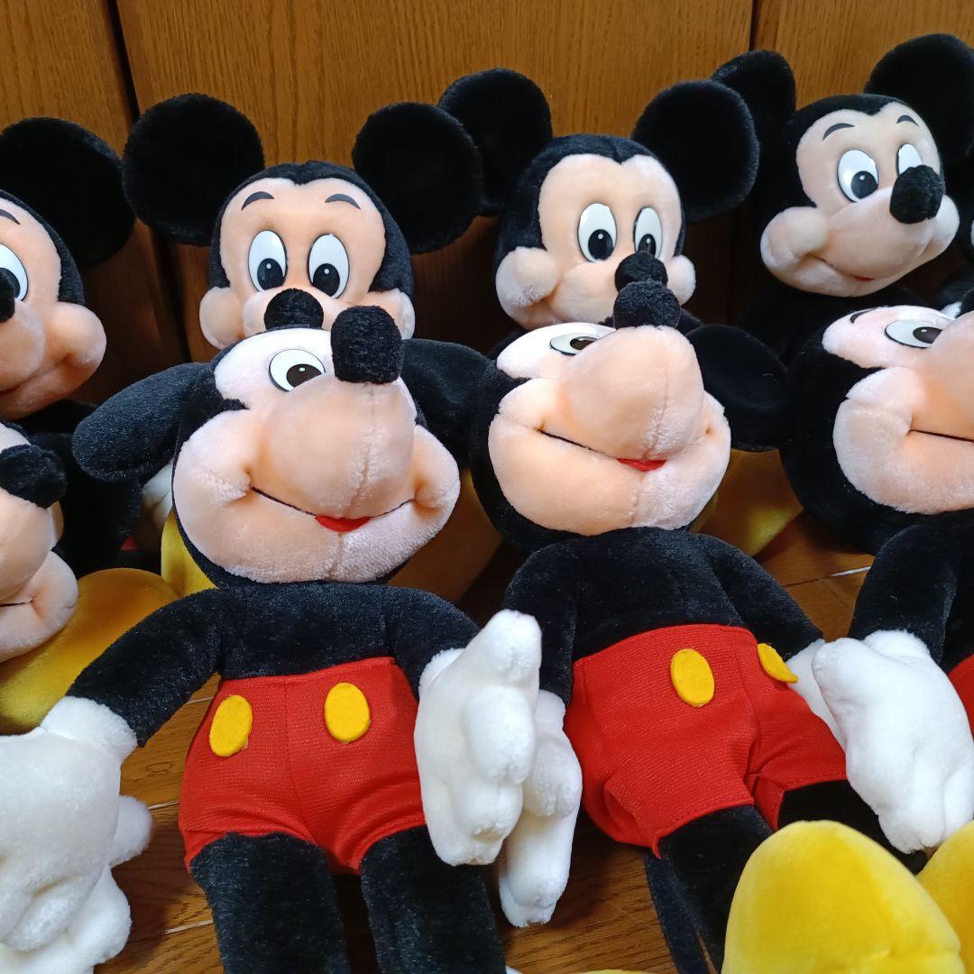 ミッキーマウス ぬいぐるみ まとめ売り レトロ
