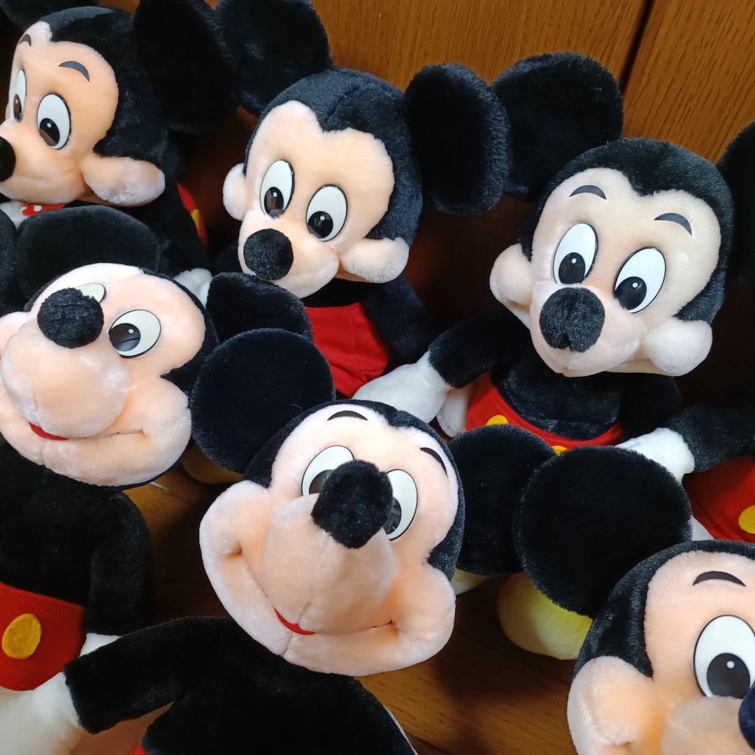 ミッキーマウス ぬいぐるみ まとめ売り レトロ