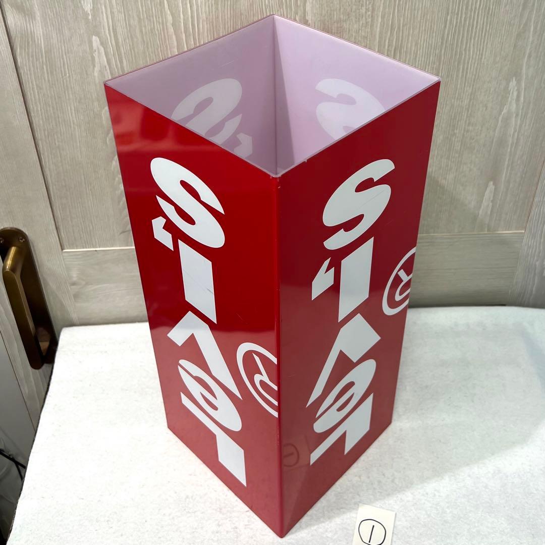 Levi's 赤いロゴディスプレイ サイン 看板 レア リーバイス 非売品