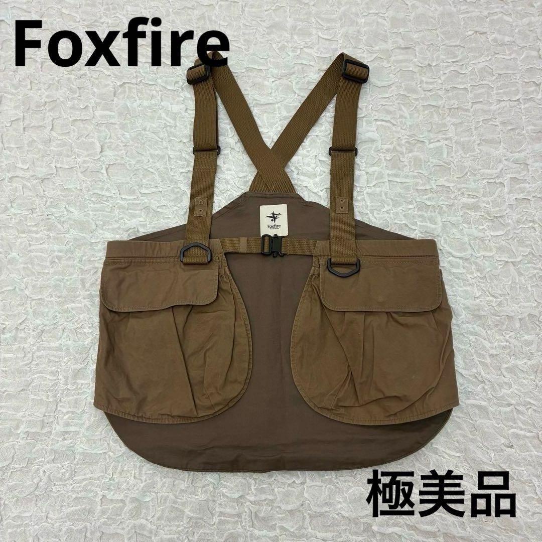 極美品 Foxfire スプルースライン アルフラックスタックルベスト