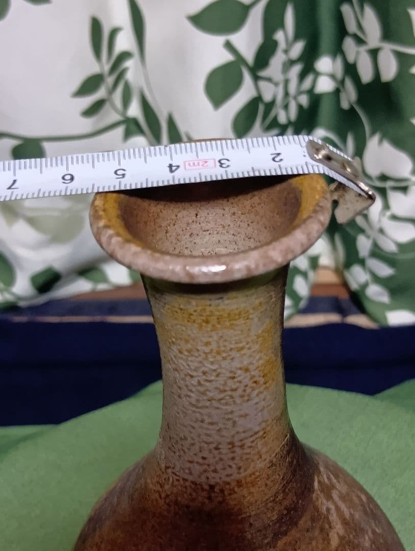 備前焼 老舗窯元(桃蹊堂) 代 17代陶芸家 木村 桃山 作 花瓶