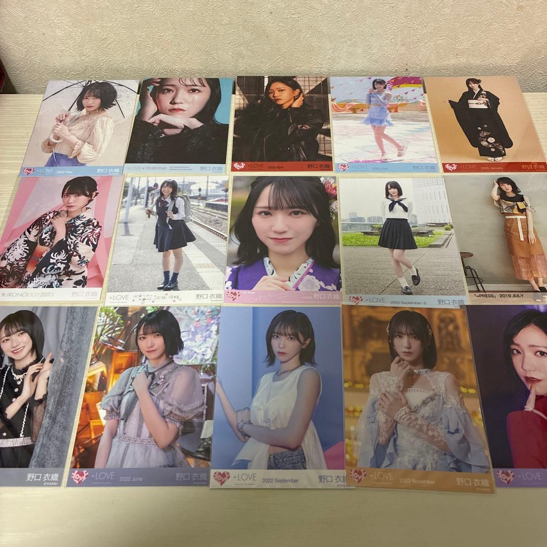 野口衣織　佐々木舞香　生写真