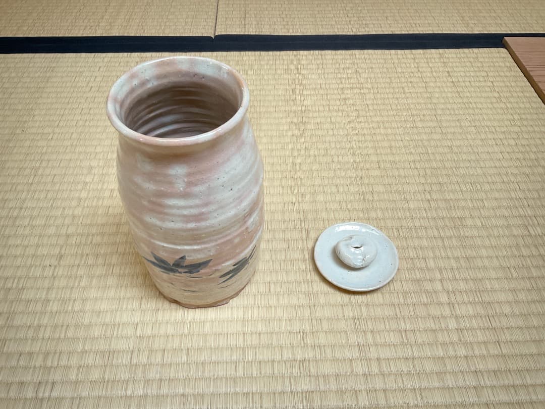 陶兵衛　紅葉細水指　淡々斎箱書030