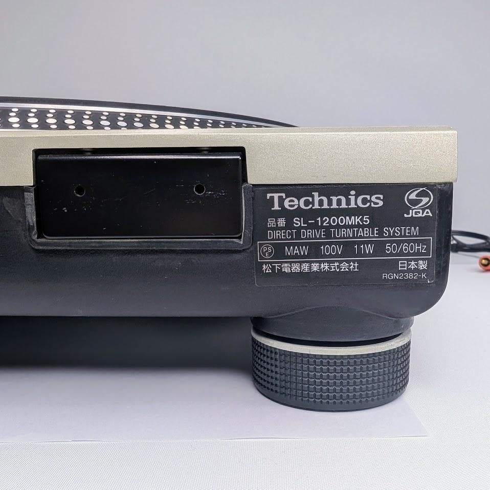 Technics SL-1200MK5＋Shure M44G 付属品取説有 美品