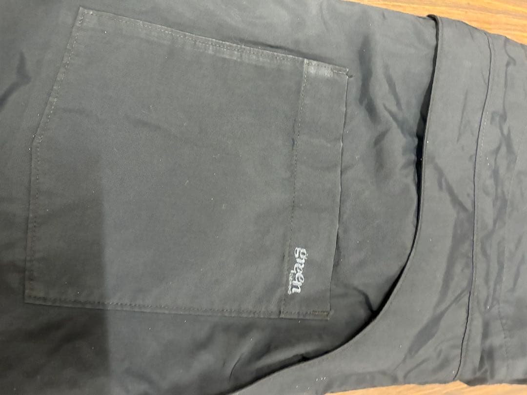 Mサイズ　greenclothing ビブパンツ　BK BIB