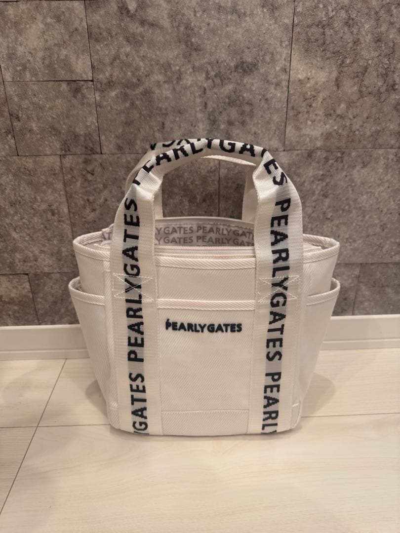 ✨新品同様✨PEARLY GATES パーリゲイツ　ゴルフカートバッグ ホワイト