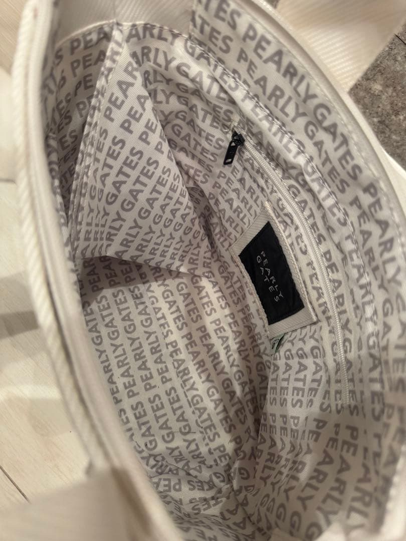 ✨新品同様✨PEARLY GATES パーリゲイツ　ゴルフカートバッグ ホワイト