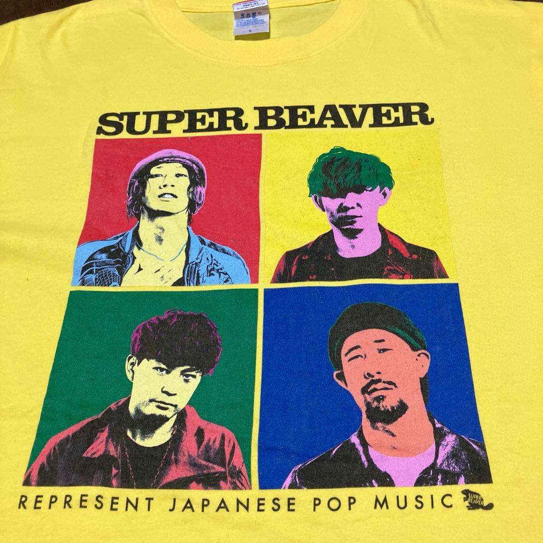 SUPER BEAVERバンドTシャツ Lサイズ　良品