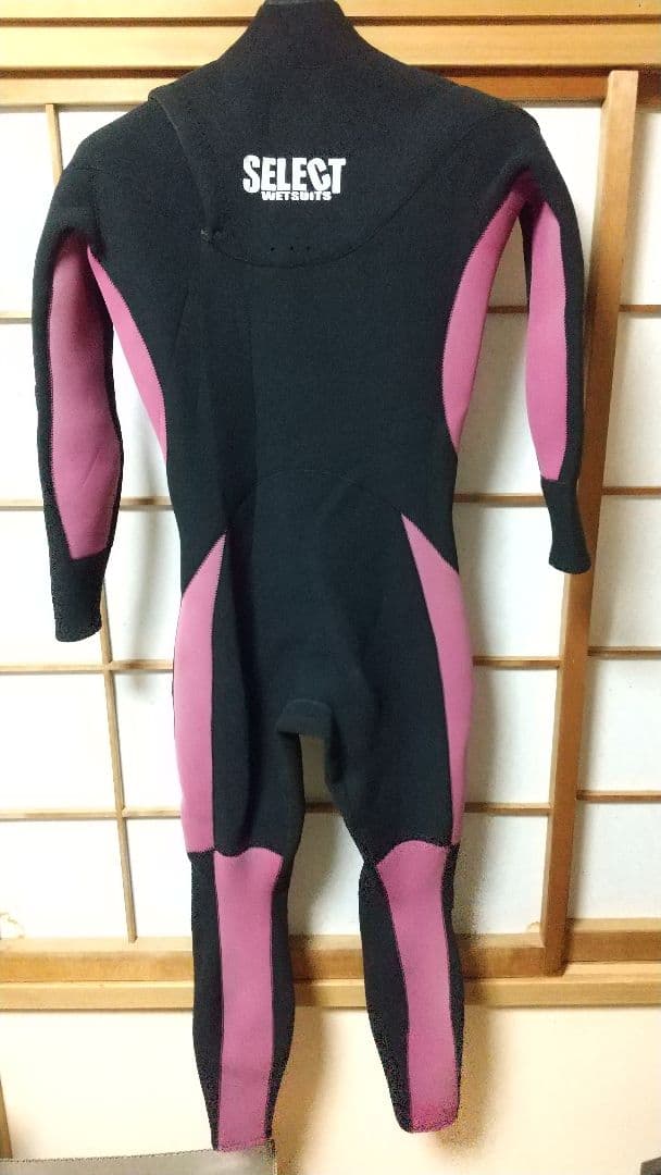 SELECT フルスーツ 黒/ピンク