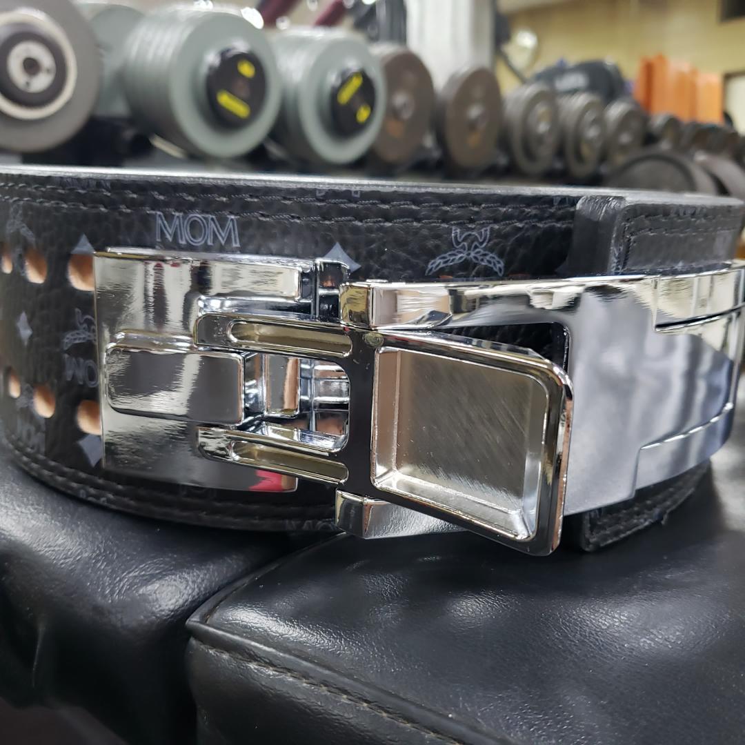 レバーアクションベルト パワーベルト ワンタッチ可変式13ｍｍ Sサイズ柄