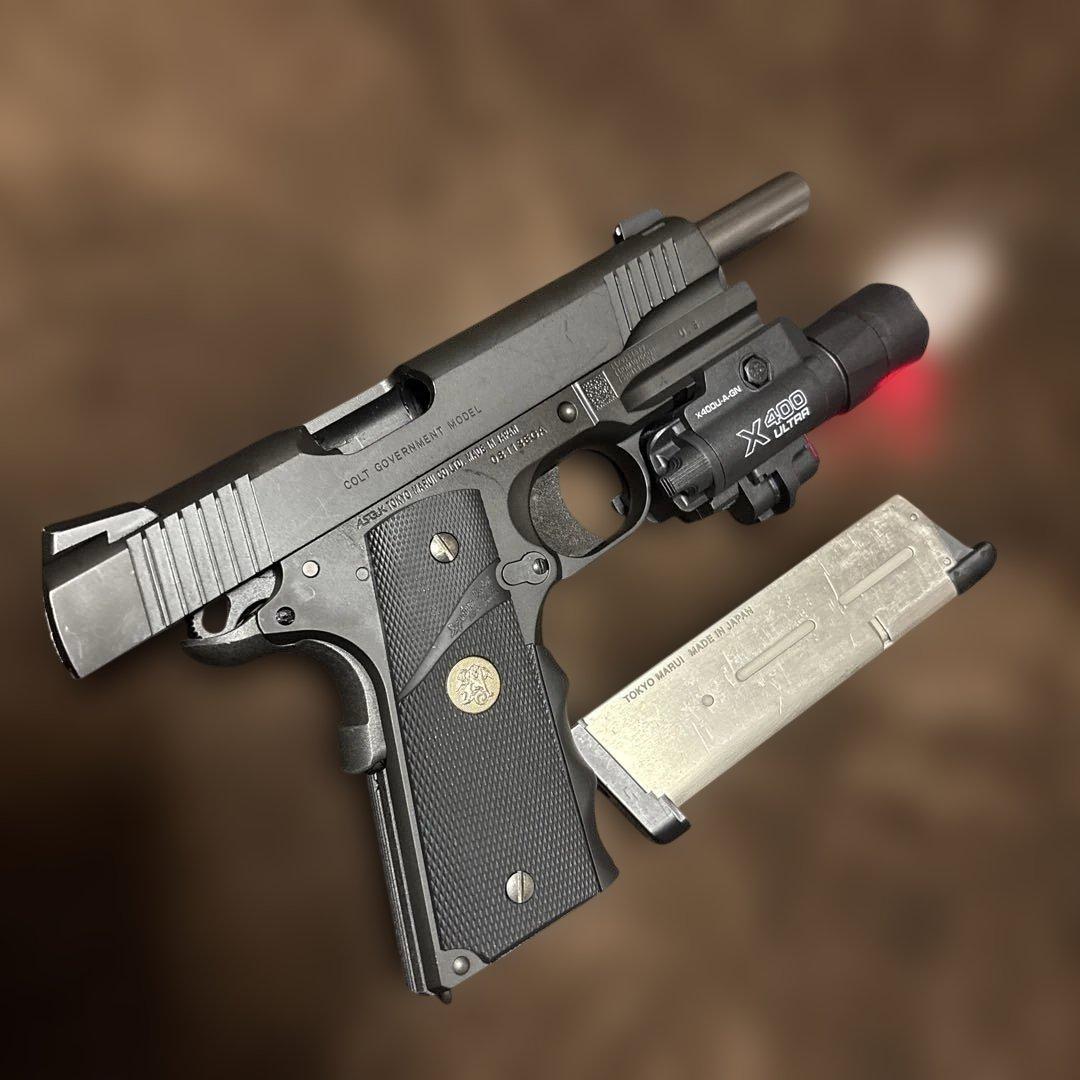 FAT様専 マルイM45A1 ブラック 外装ブラックカスタム