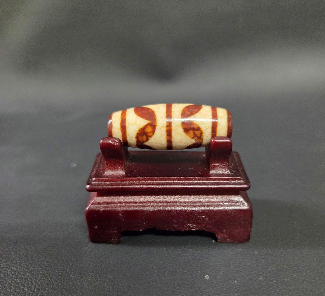 955　専用です。　上肯　双虎牙天珠　龍紋　希少　dzibeads！