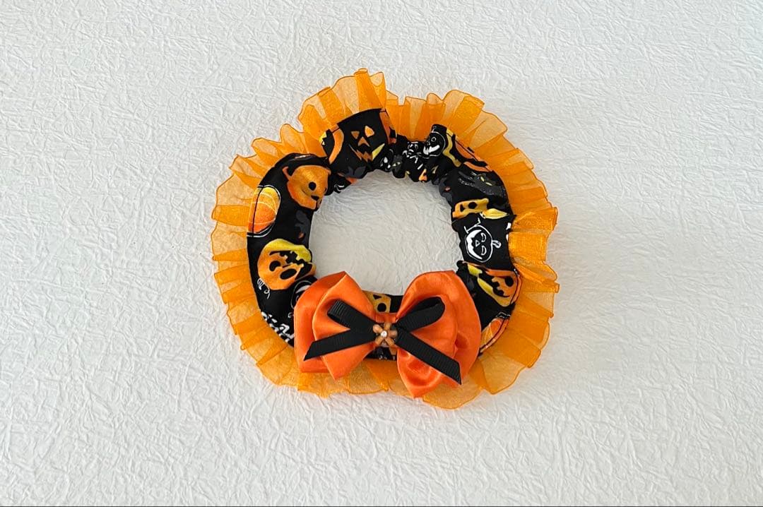 シュシュ首輪(ハロウィンG) Ｎｏ．108-580