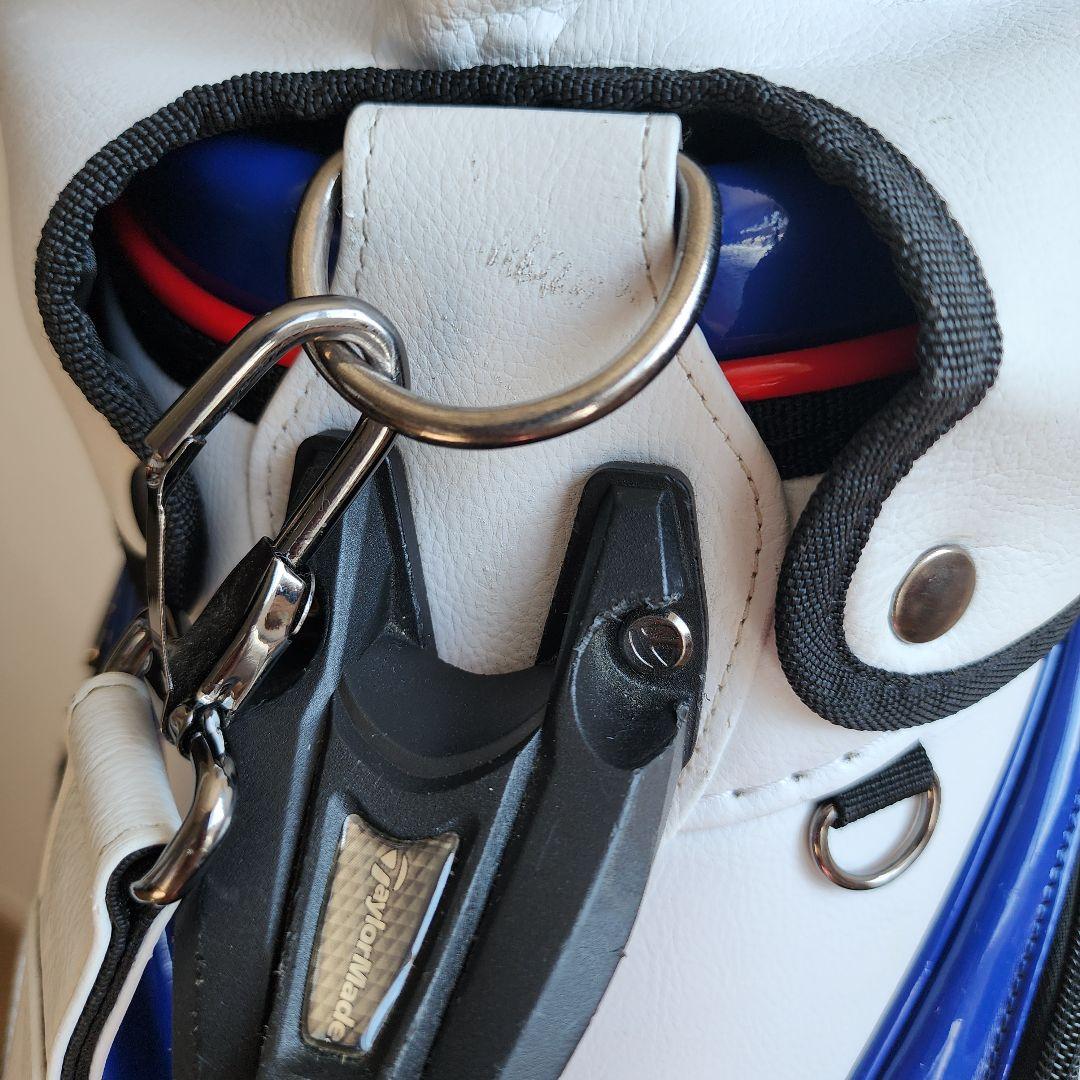 TaylorMade テーラーメイド キャディバッグ ホワイト/ブルー/レッド