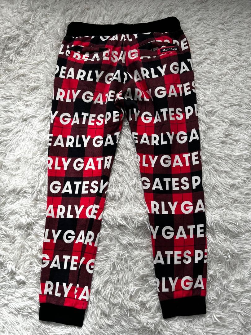 PEARLY GATES ロゴプリントスウェットパーカー パンツ セットアップ