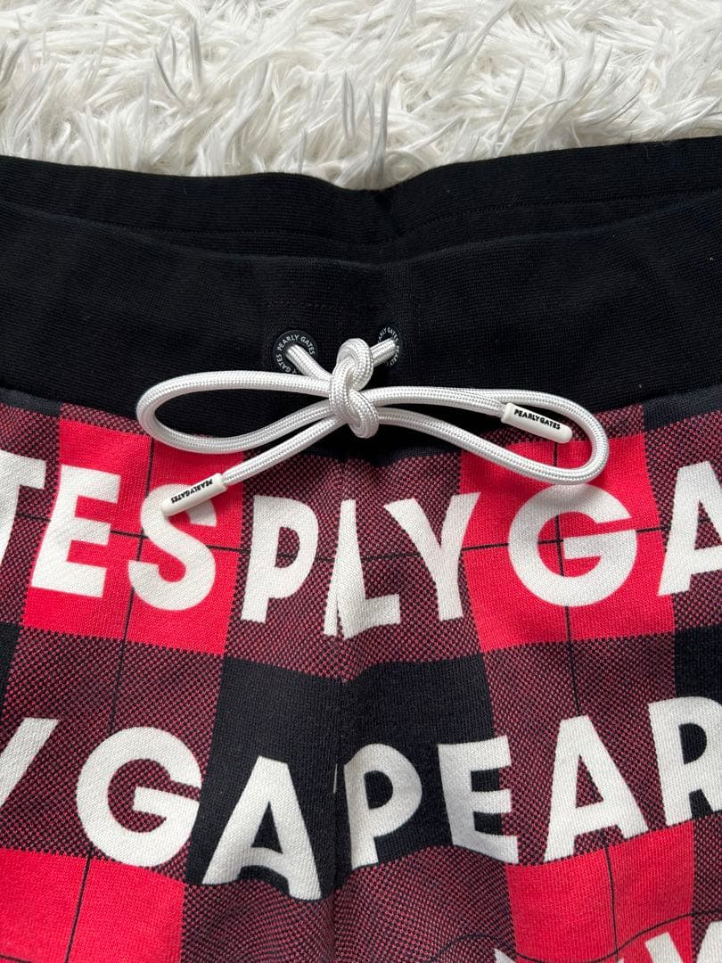 PEARLY GATES ロゴプリントスウェットパーカー パンツ セットアップ