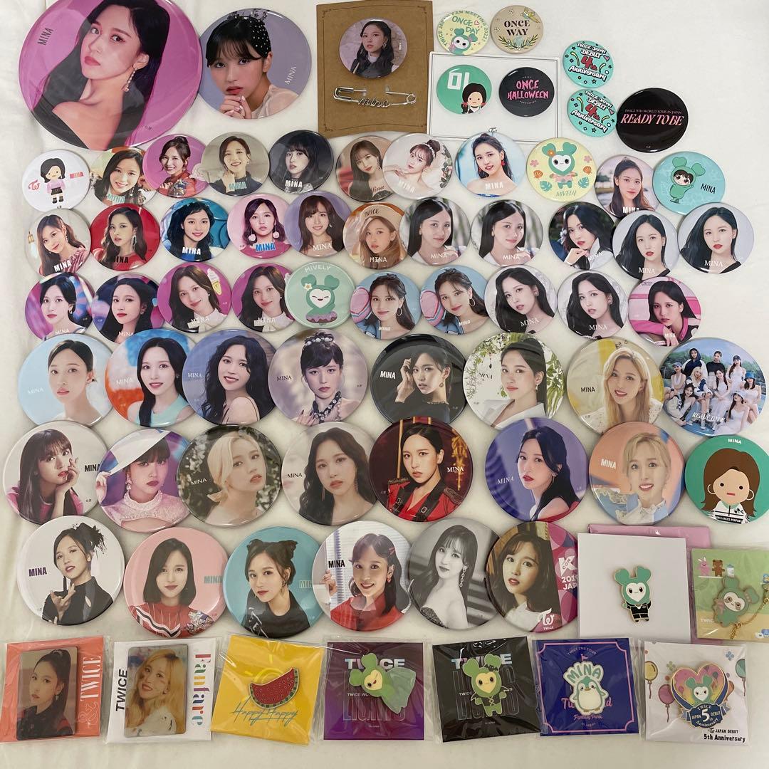 【値下げ中】TWICE MINA ミナ 缶バッジ セット まとめ売り 痛バ