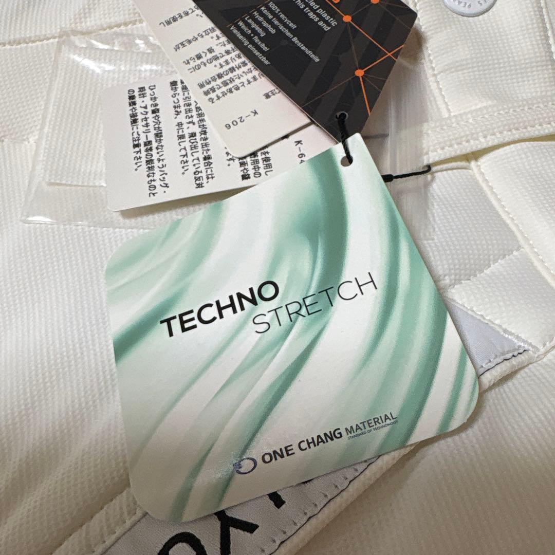 PEARLY GATES 中綿入れ防寒　ダウンレディースストレッチパンツ白ゴルフ