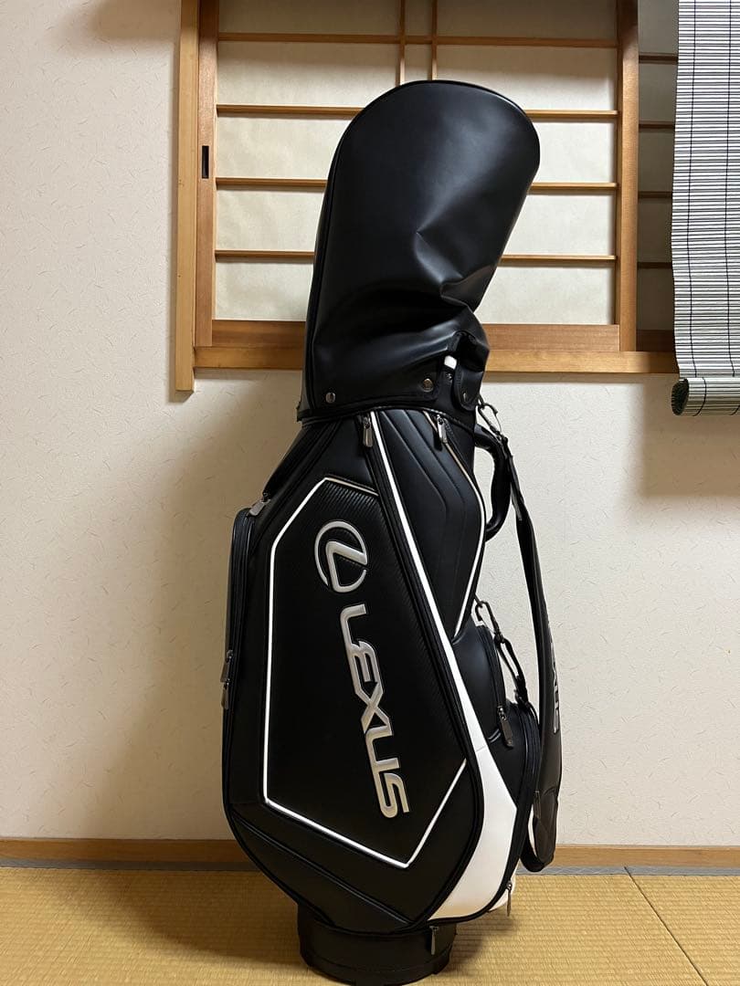 LEXUS MIZUNO キャディバッグ ブラック・ホワイト