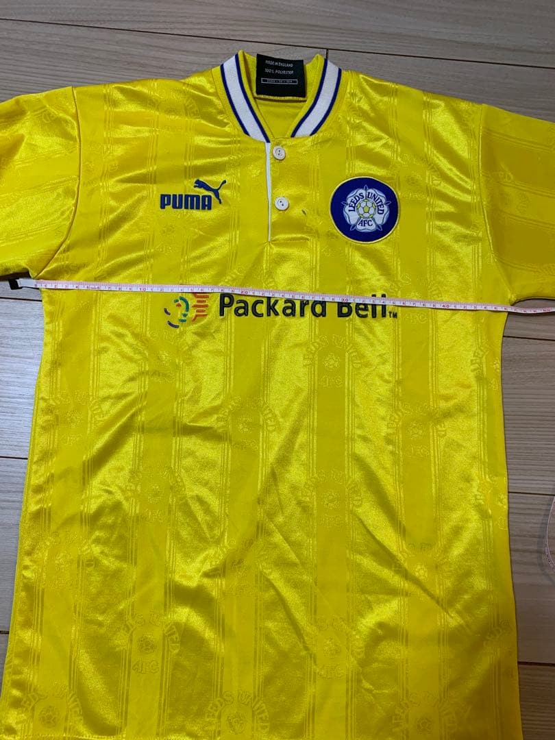 【寸法写真追加】プーマ　レトロ　おさがり　サッカー　リーズ　田中碧　イギリス製