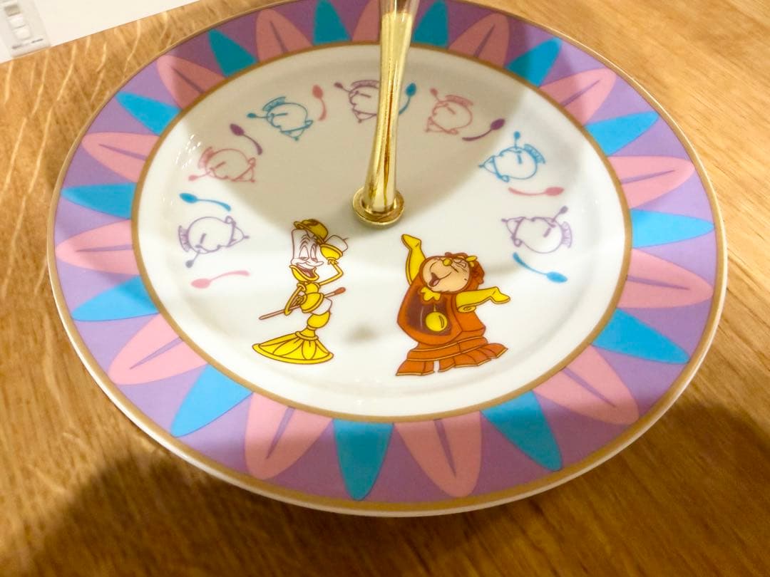 美品 ディズニーリゾート　美女と野獣　ポット婦人　ティーセット7点セット