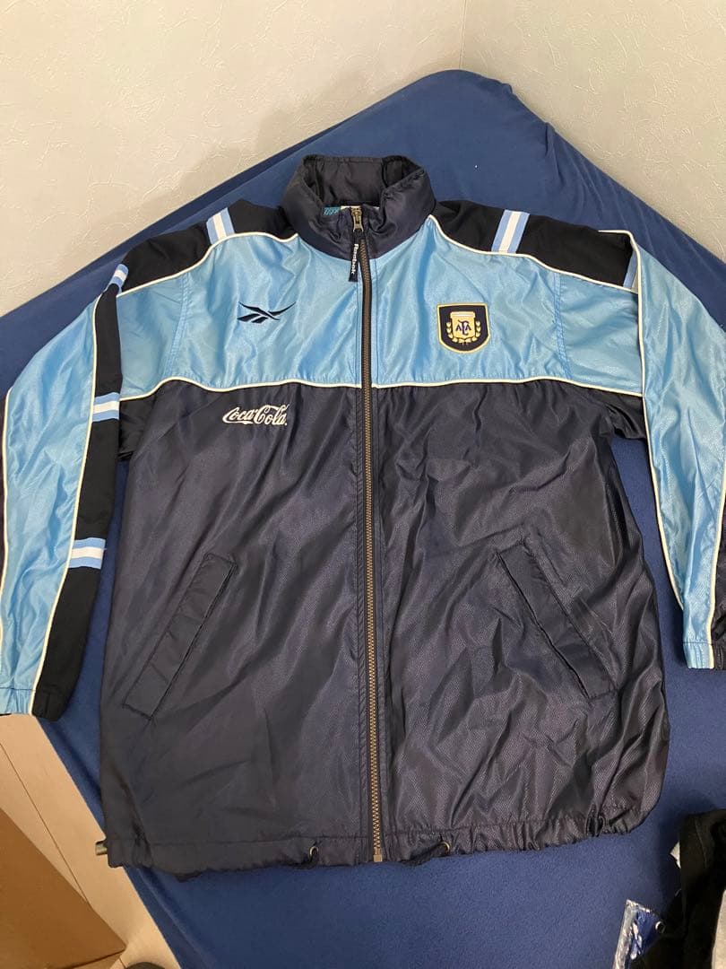 選手支給モデル　アルゼンチン代表×Reebok ９９／０１ナイロンジャケット