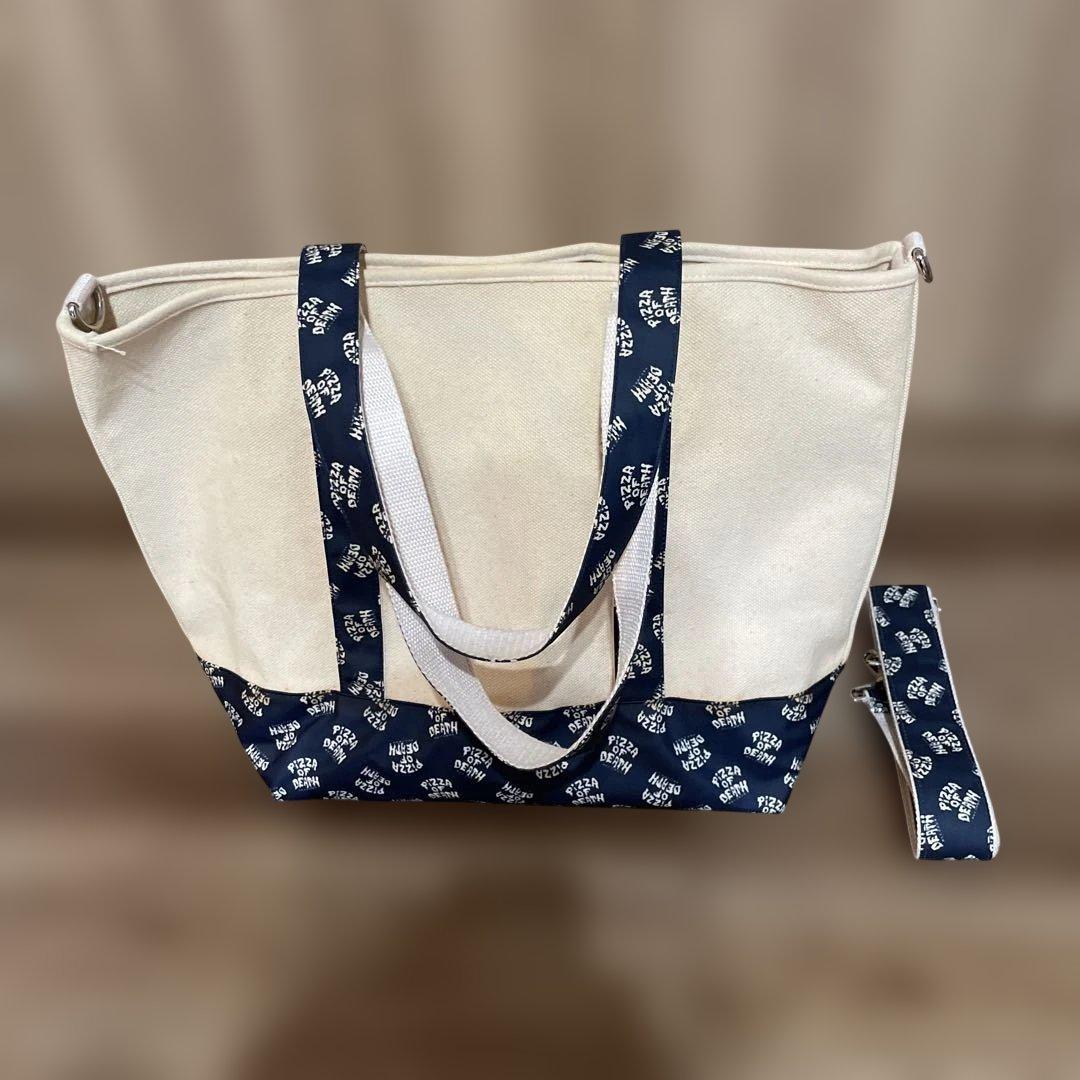 S*)様 PIZZA OF DEATH トートバッグストラップ付きkenyoko