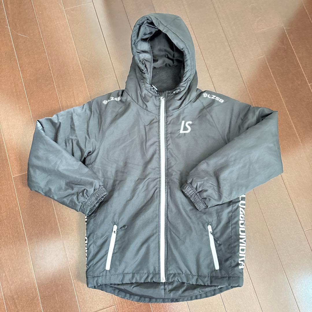 LZSB ブラック ベンチコート 中綿入り 150