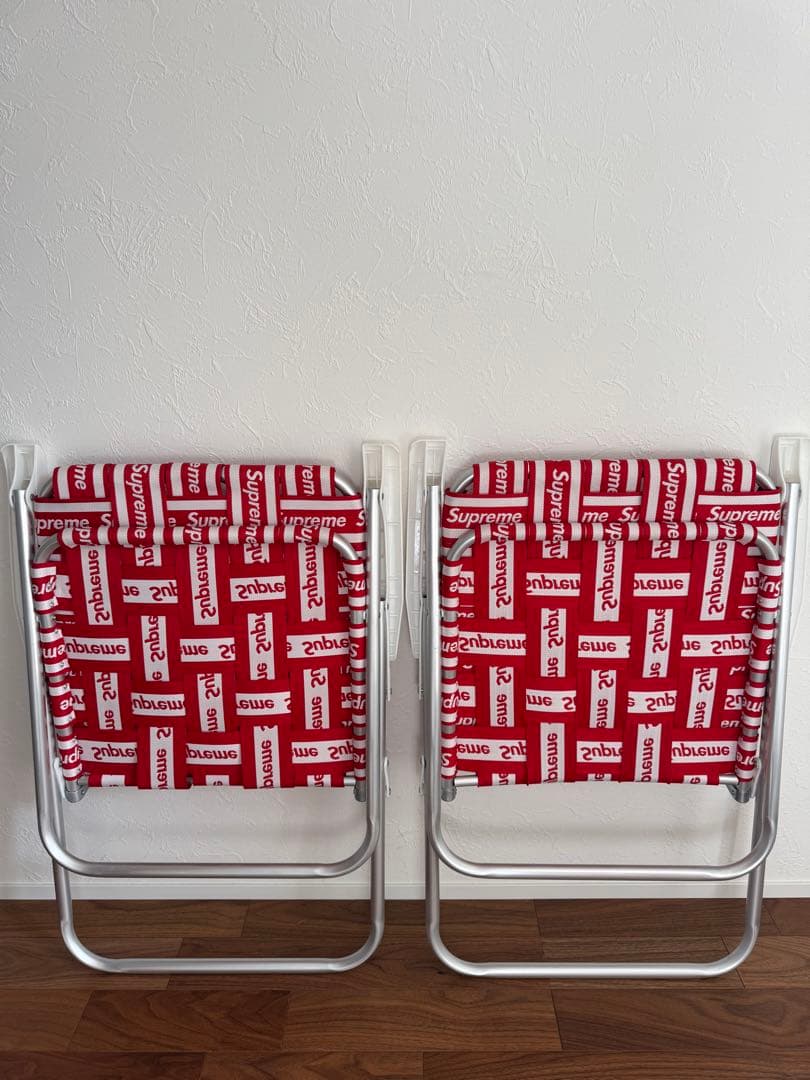 2脚セット Supreme Lawn Chair 2 椅子 チェア