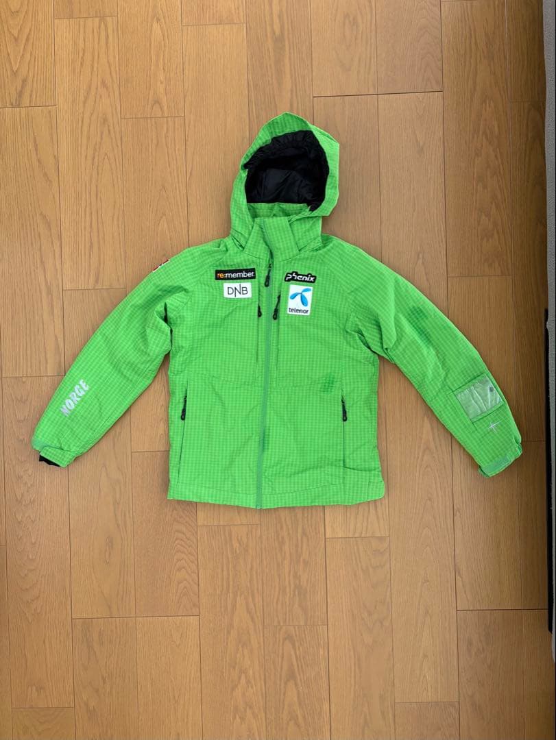 フェニックススキーウェアセット（緑・紺）160