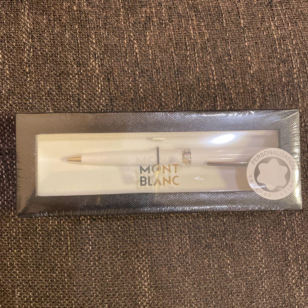 新品　MONTBLANC モンブラン　ボールペン　ホワイト