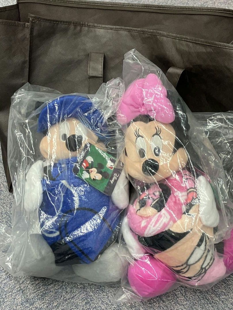 Dodgers ミッキー・ミニー ぬいぐるみブランケットセット