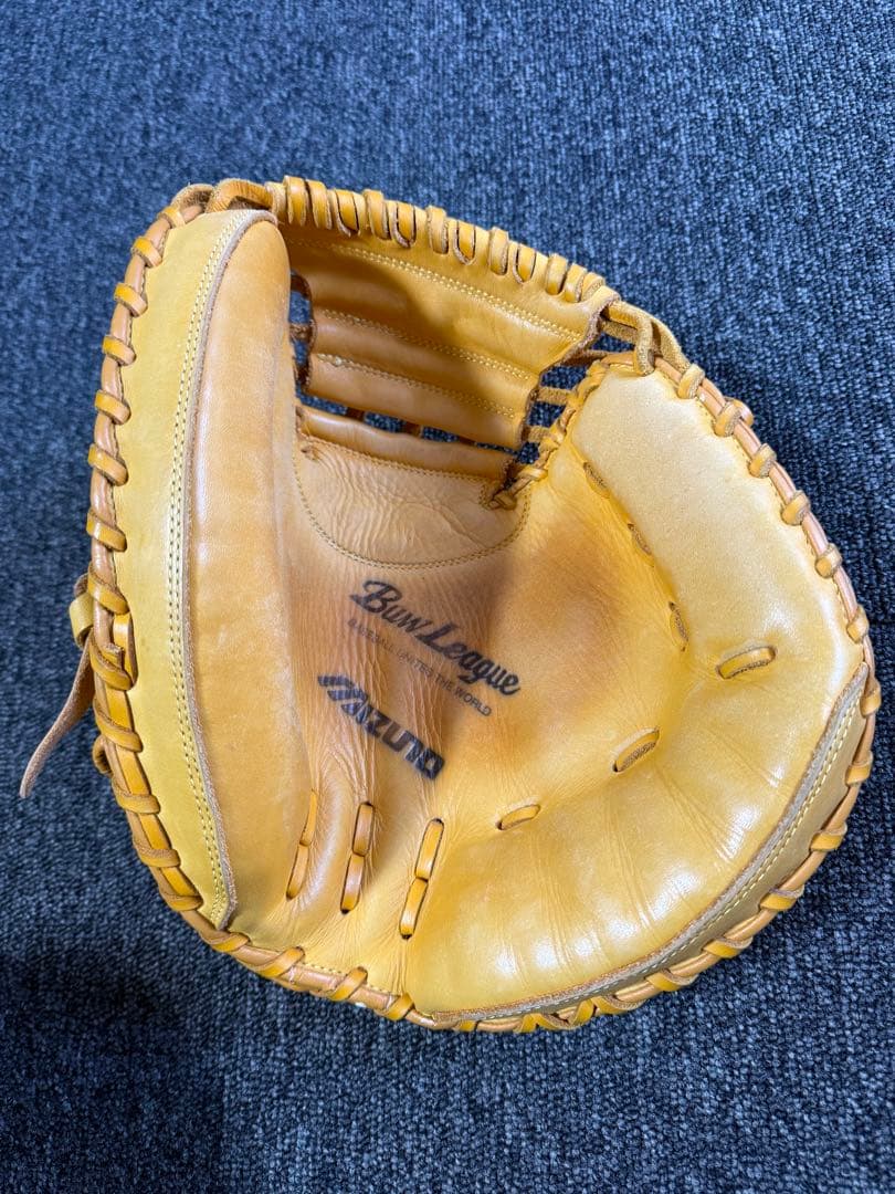 【極美品】 MIZUNO キャッチャー　ミット グローブ Buw League