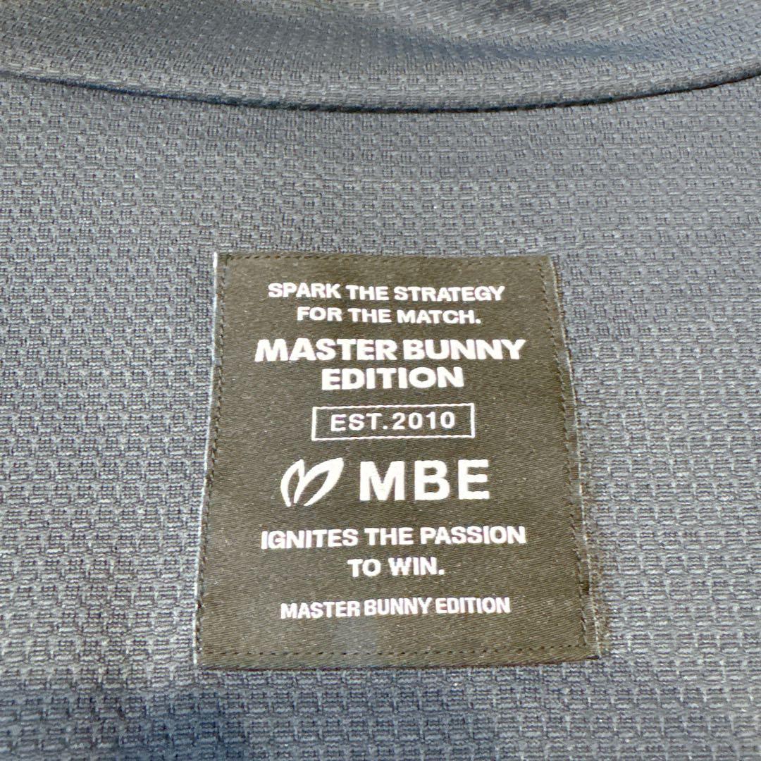 【新品】マスターバニーエディション 半袖 ハイネックシャツ メッシュ 黒 ロゴ