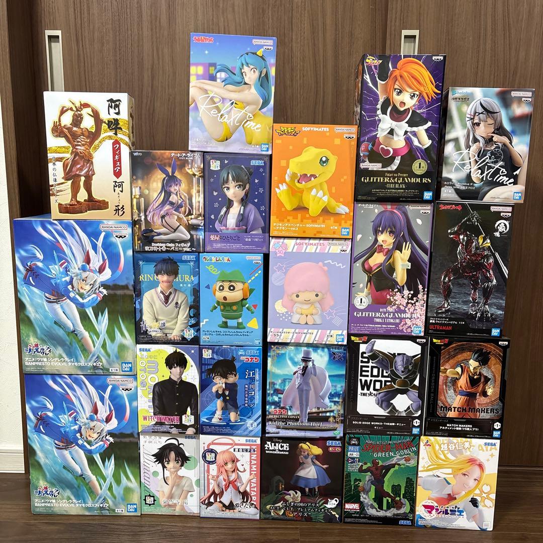 プライズ品　少年漫画　美少女　フィギュア　24点セット　まとめ売り