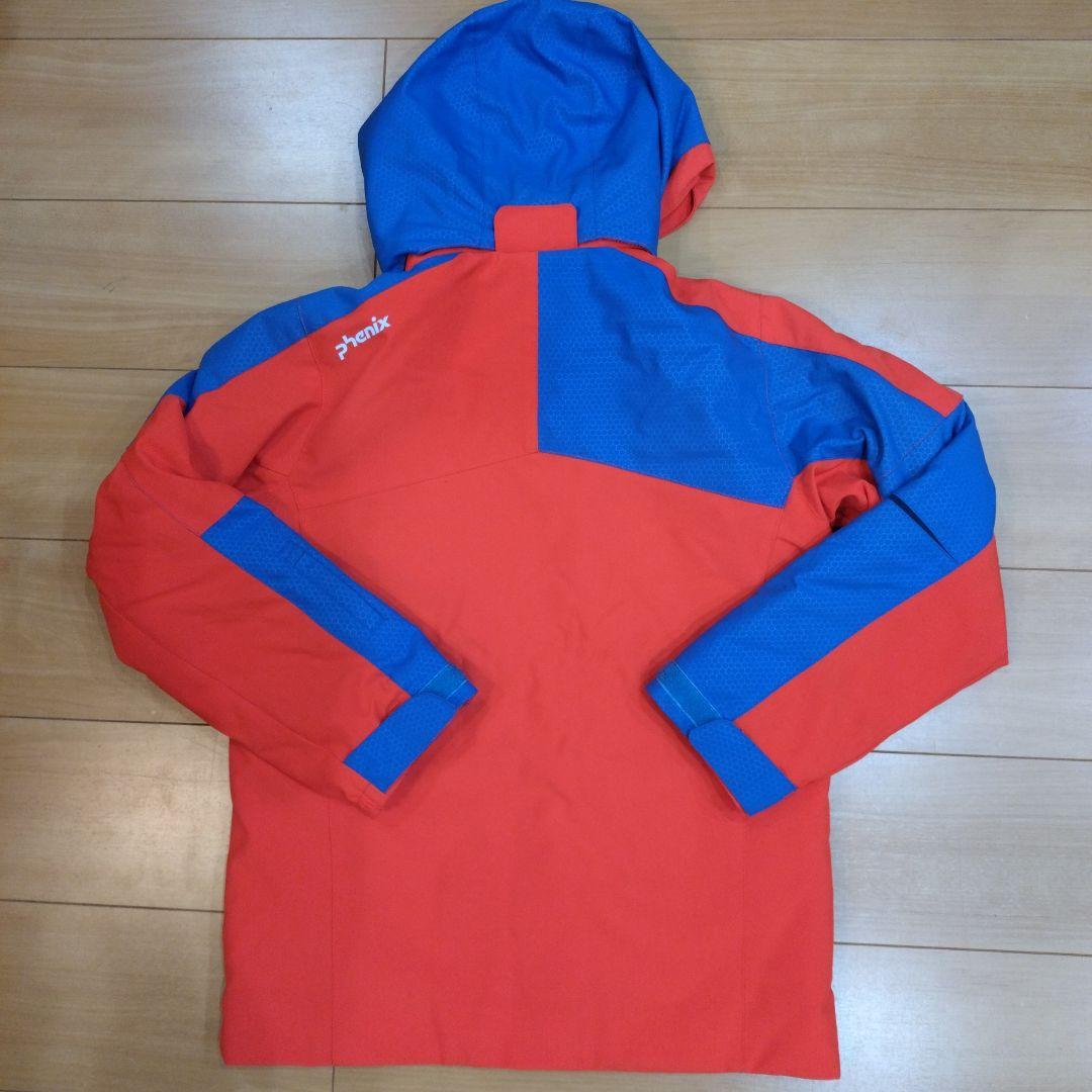 美品　Phenix 子ども用スキーウェア 赤/青　160