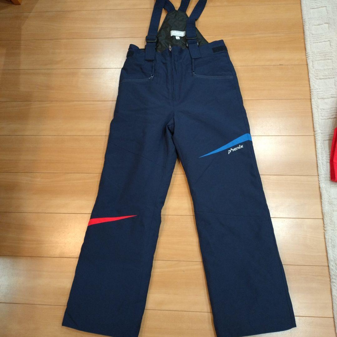 美品　Phenix 子ども用スキーウェア 赤/青　160