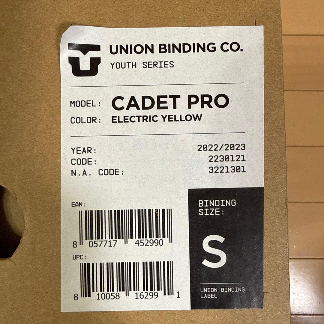 UNION スノーボードビンディング YOUTH Sサイズ 中古品